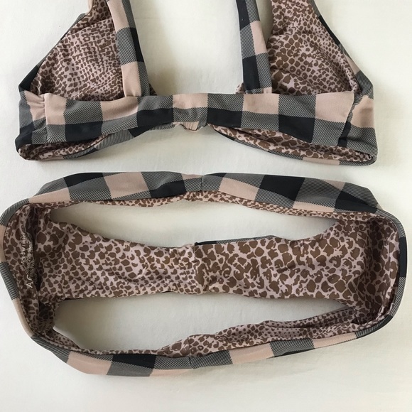 Acacia swimwear blue check set - Picture 3 of 3